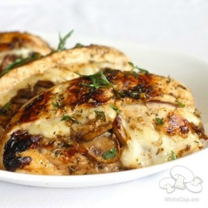 Հավ լցոնած սնկով